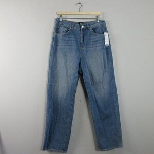 BDG Urban Outfitters High-Waisted Cowboy Jeans Women 32 Blue Cotton Denim 770